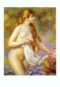 Pierre Renoir Bather with Long Hair oil painting artist